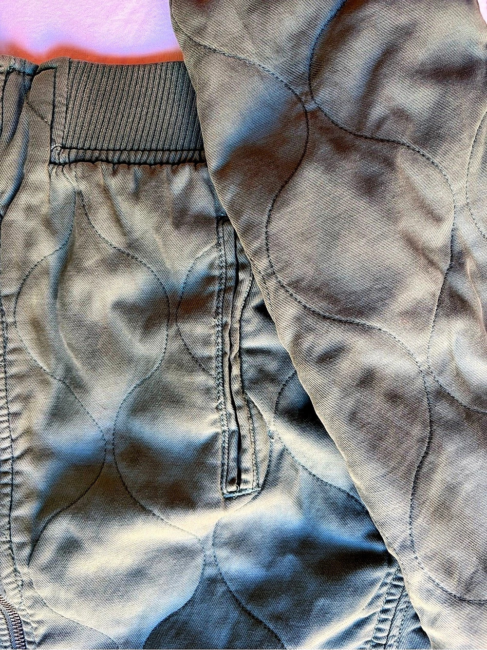 George Women'Small Abstract Puffer Jacket Size Small - Picture 3 of 4